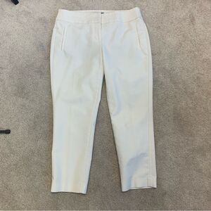 𝅺rw&co ivory white ankle pants Sz 8